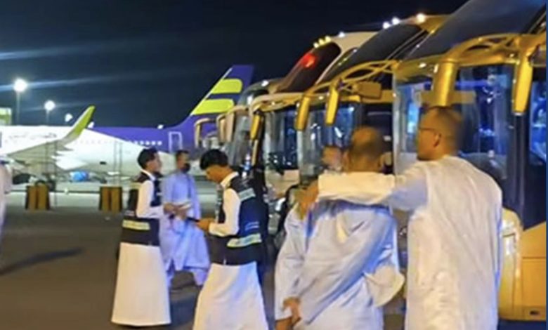 وصول الفوج السادس من الحجاج الموريتانيين إلى الديار المقدسة