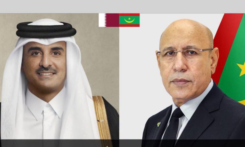 غزواني يعزي أمير قطر في وفاة الأمير الوالد الشيخ حمد بن خليفة آل ثاني