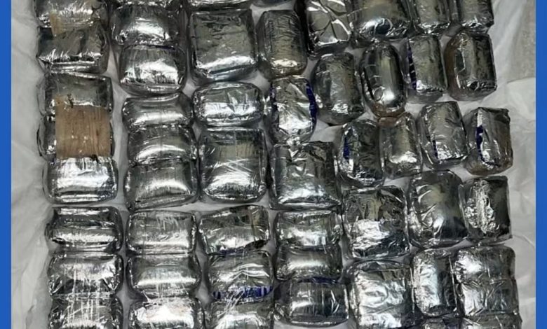الدرك يضبط 26 كيلوغرامًا من مخدر القنب الهندي في مركز العبور 55