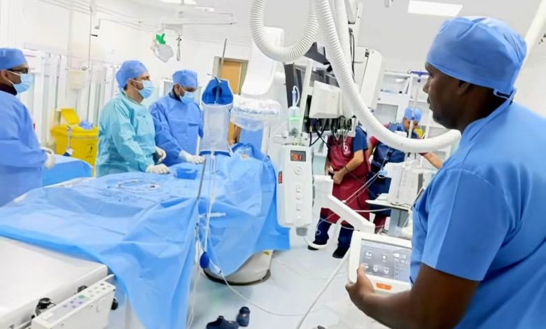 بعثة طبية قطرية لإجراء قسطرة القلب للأطفال في موريتانيا